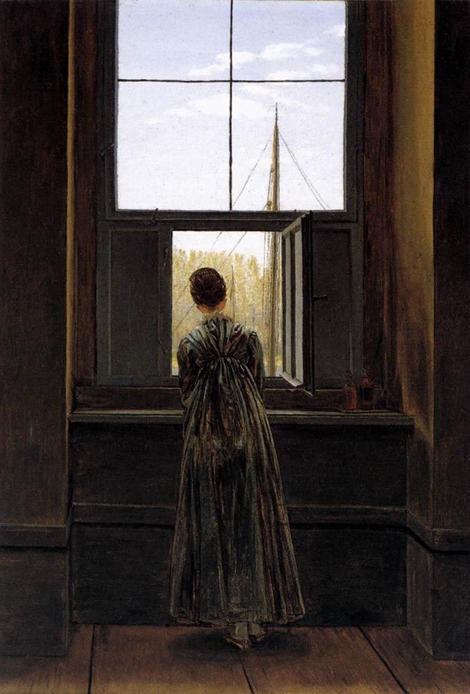 Caspar David Friedrich Woman at a Window